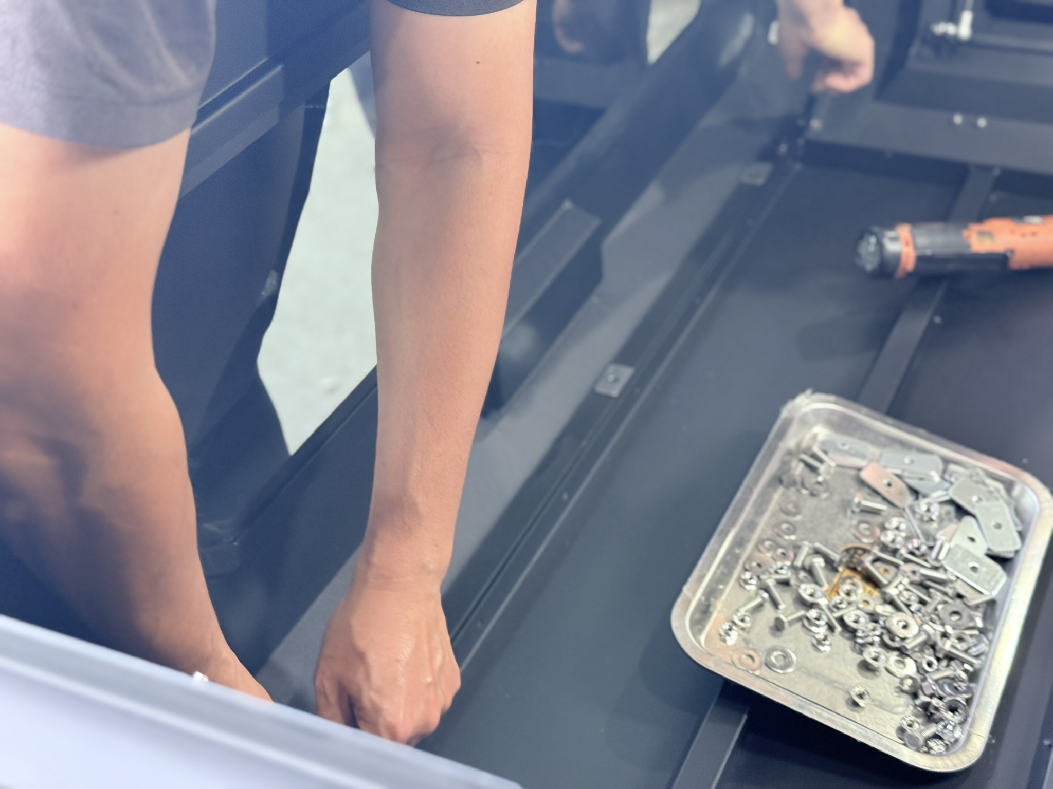 Hands-on product photography at our client's warehouse